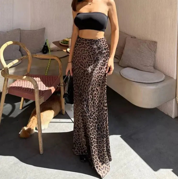 Chic Leopard Mermaid Dress