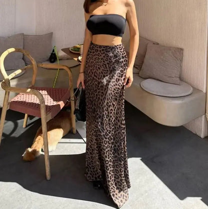 Chic Leopard Mermaid Dress