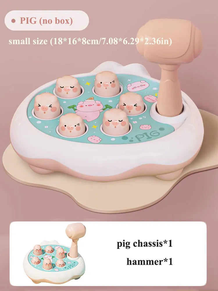 Educational Duck, Frog & Pig Hammer Toy