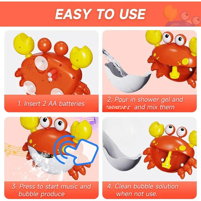 Frog & Crab Bubble Machine