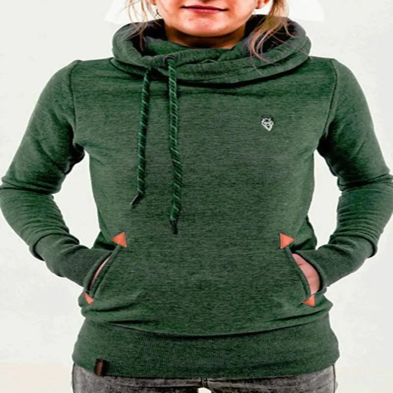 Fashion Women Hoodies & Sweatshirts with Collar L244