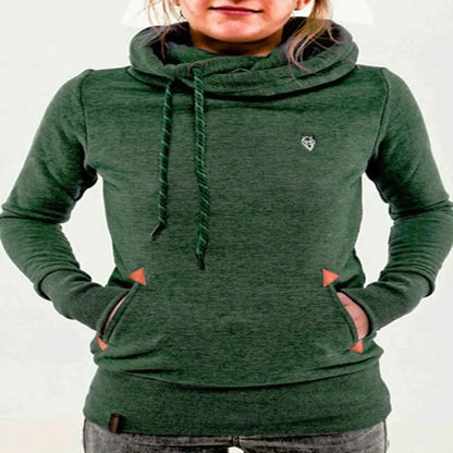 Fashion Women Hoodies & Sweatshirts with Collar L244