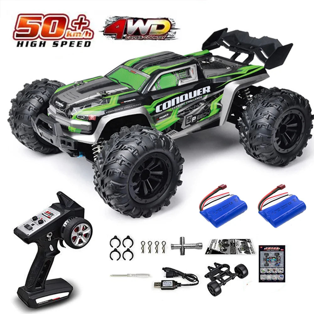 High-Speed 4WD RC Drift Truck with LED Lights
