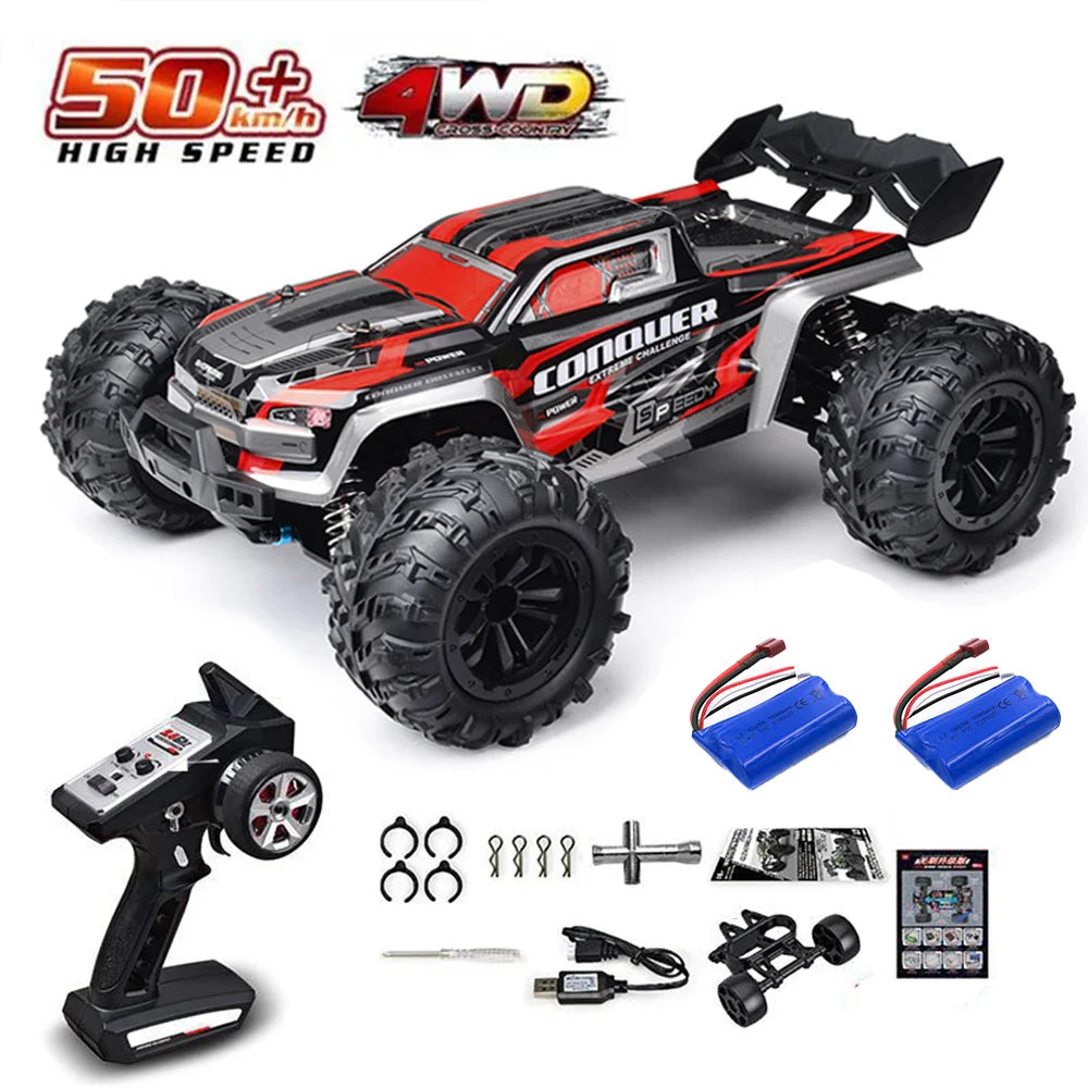 High-Speed 4WD RC Drift Truck with LED Lights