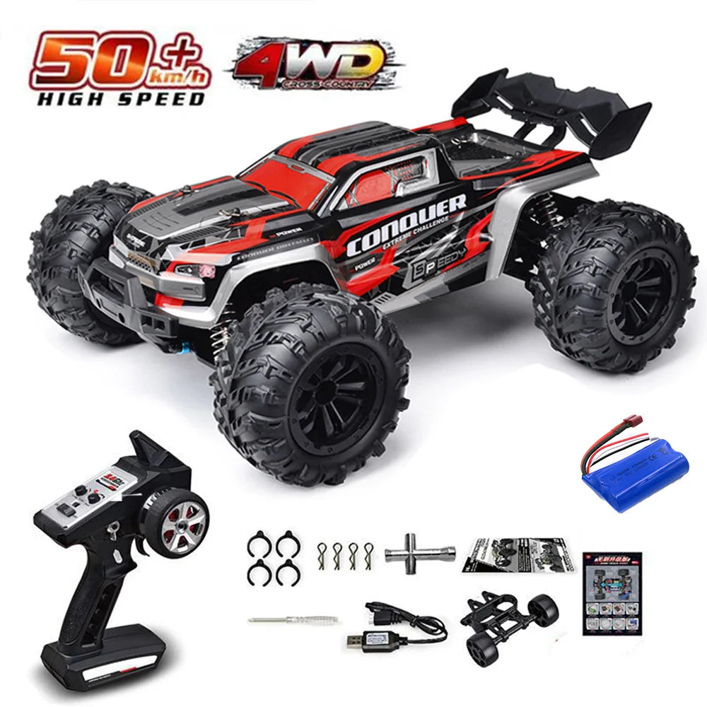 High-Speed 4WD RC Drift Truck with LED Lights