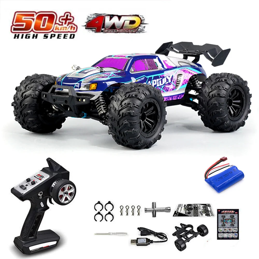 High-Speed 4WD RC Drift Truck with LED Lights