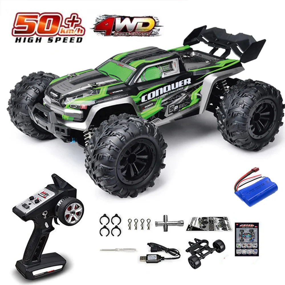 High-Speed 4WD RC Drift Truck with LED Lights
