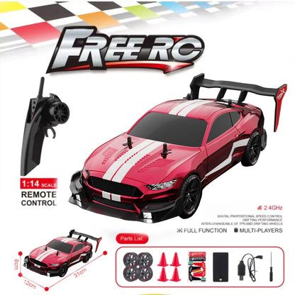 High-Speed RTR Mustang 1:14 4WD Drift RC Car