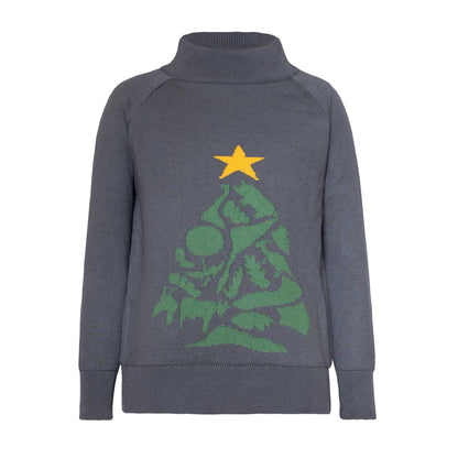 Grey Boys Christmas Sweater