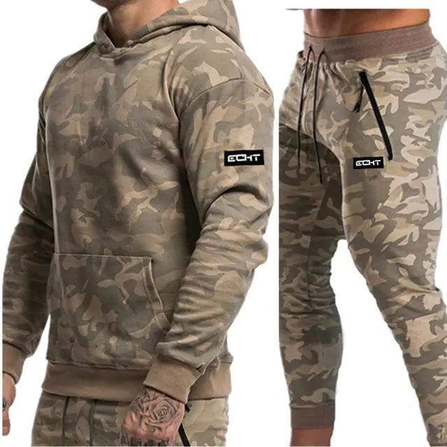 Men's Sportswear Set - Hoodies & Bottoms