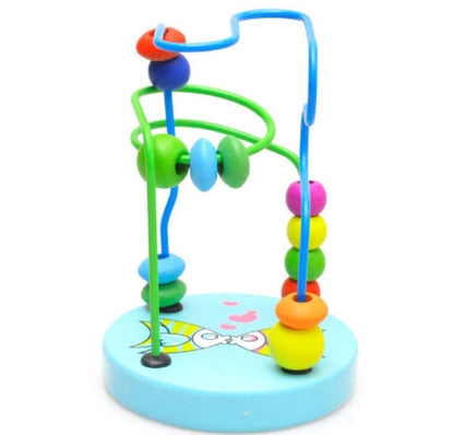 Wooden Mini Round Beads Educational Toy for Children-2