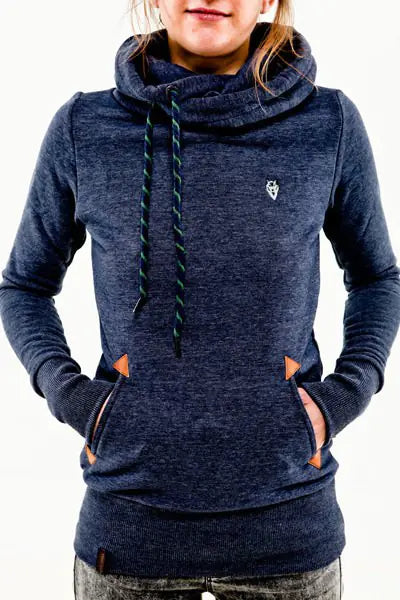 Fashion Women Hoodies & Sweatshirts with Collar L244