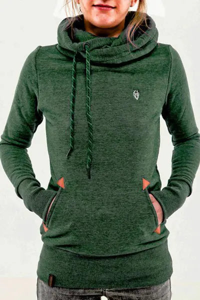 Fashion Women Hoodies & Sweatshirts with Collar L244