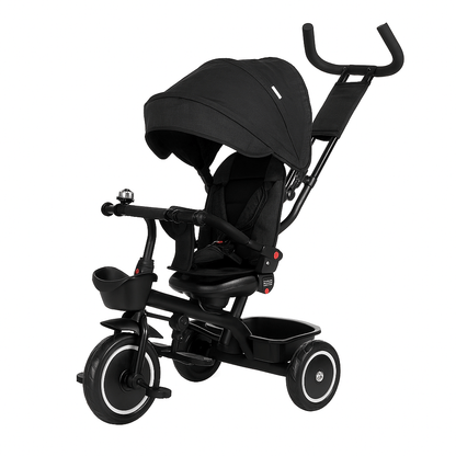 Foryourlittleone 6 in 1 Trike V3 - Black (9 months - 5 years)