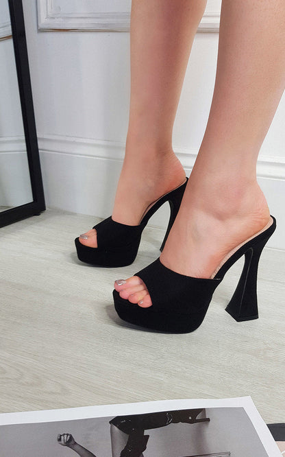 Chunky Platform High Heels