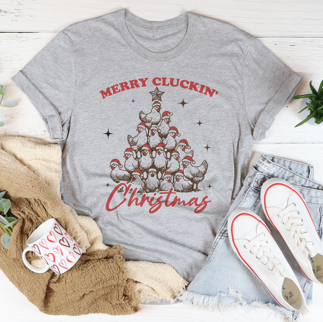 Merry Cluckin Christmas Tee