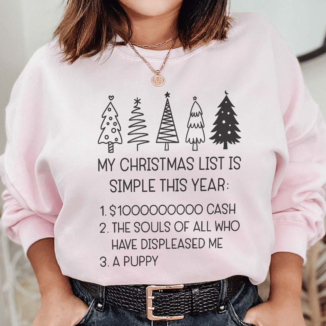 My Christmas List Is Simple This Year