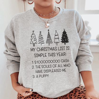 My Christmas List Is Simple This Year