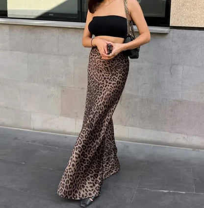 Chic Leopard Mermaid Dress